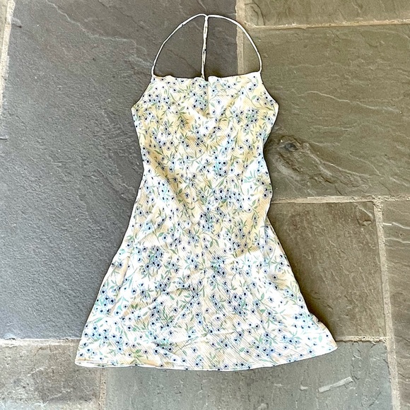 Zara Printed Racerback Floral Mini Dress - Picture 2 of 9